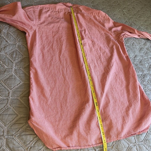 Ralph Lauren Men's Button Up, Red/White Check Medium Embroidered Yacht Club RLYC - Picture 9 of 13